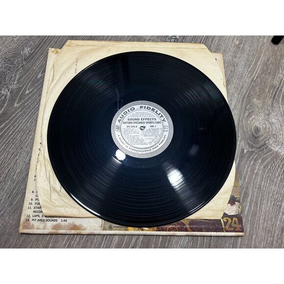 Sound Effects Daytona Speedway Sports Cars Lebel Stereo Album - Picture 7 of 7